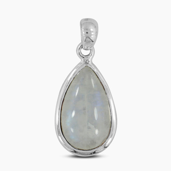 Rainbow Moonstone Silver Pendants