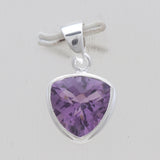 925 Sterling Silver Amethyst Pendants