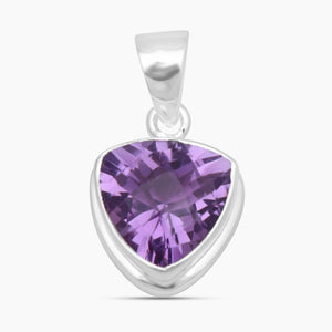 925 Sterling Silver Amethyst Pendants
