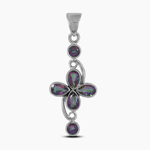 925 Silver Mystic Quartz Pendants