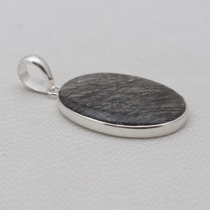 Tourmalated Quartz Silver Pendants