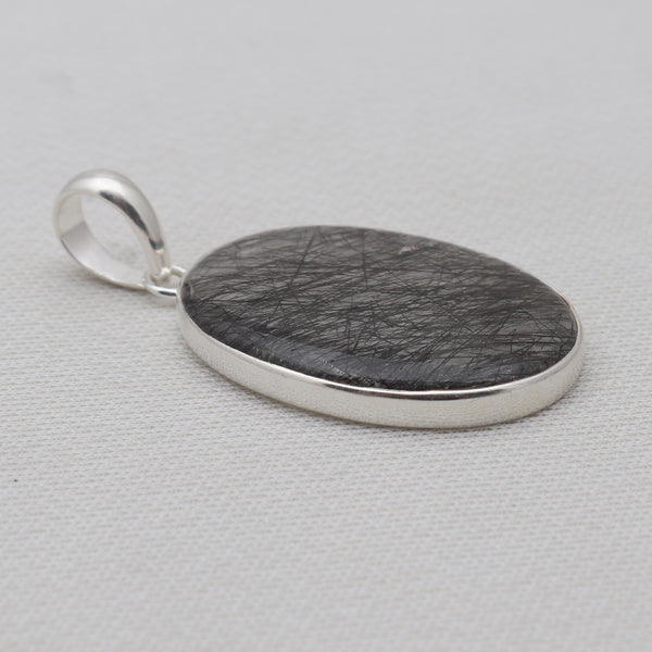 Tourmalated Quartz Silver Pendants
