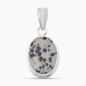 Dalmatian Jasper Silver Pendants