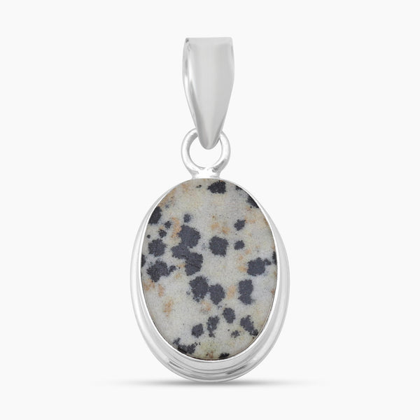 Dalmatian Jasper Silver Pendants