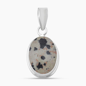 Dalmatian Jasper Silver Pendants