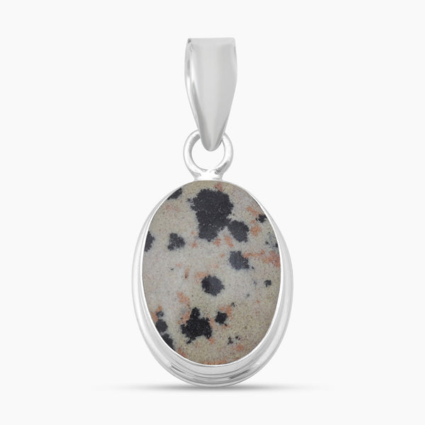 Dalmatian Jasper Silver Pendants