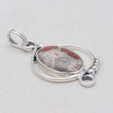 925 Sterling Silver Ocean Jasper Pendants