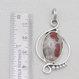 925 Sterling Silver Ocean Jasper Pendants