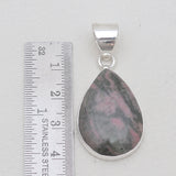 Pink Rhodonite Silver Pendants
