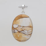 Brecciated Mookaite Silver Pendants