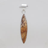 Brecciated Mookaite Silver Pendants