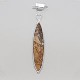 Brecciated Mookaite Silver Pendants