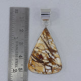 925 Silver Brecciated Mookaite Pendants