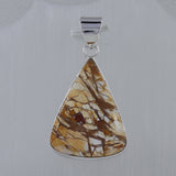 925 Silver Brecciated Mookaite Pendants