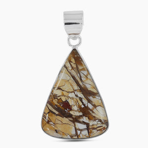 925 Silver Brecciated Mookaite Pendants