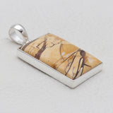 Brecciated Mookaite Silver Pendants