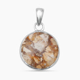 Brecciated Mookaite Silver Pendants