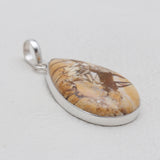 Brecciated Mookaite Silver Pendants