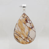 Brecciated Mookaite Silver Pendants