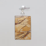 Brecciated Mookaite Silver Pendants