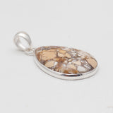 Brecciated Mookaite Silver Pendants
