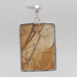 Brecciated Mookaite Silver Pendants