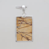 Brecciated Mookaite Silver Pendants
