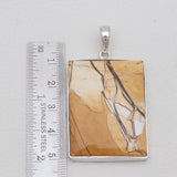 Brecciated Mookaite Silver Pendants