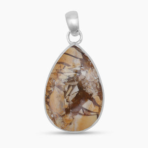 Brecciated Mookaite Silver Pendants