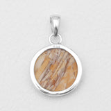 Brecciated Mookaite Silver Pendants