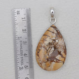 Brecciated Mookaite Silver Pendants