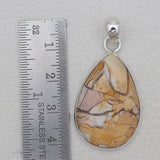 Brecciated Mookaite Silver Pendants
