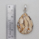 Brecciated Mookaite Silver Pendants