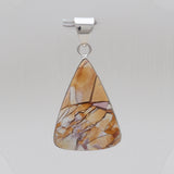925 Silver Brecciated Mookaite Pendants