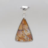 925 Silver Brecciated Mookaite Pendants
