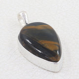 Tiger Eye 925 Sterling Silver Pendant