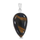 Tiger Eye 925 Sterling Silver Pendant