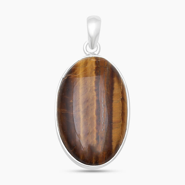 925 Sterling Silver Tiger Eye Pendants