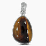 925 Sterling Silver Tiger Eye Pendants