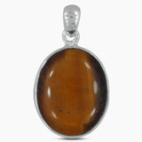 925 Sterling Silver Tiger Eye Pendants