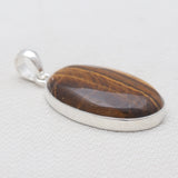 925 Sterling Silver Tiger Eye Pendants