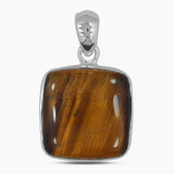925 Sterling Silver Tiger Eye Pendants