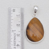 925 Sterling Silver Tiger Eye Pendants