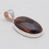 925 Sterling Silver Tiger Eye Pendants