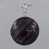Hematite Gemstone Silver Pendants