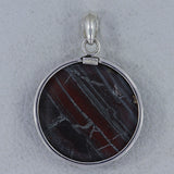 Hematite Gemstone Silver Pendants
