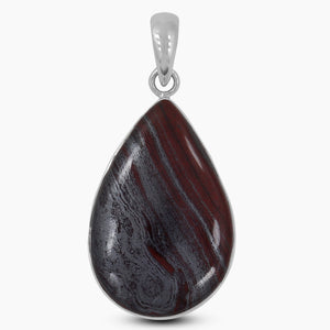 Hematite Sterling Silver Plain Pendants