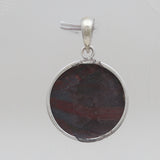 Hematite Gemstone Silver Pendants