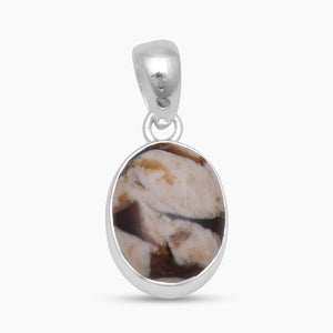 Peanut Wood Jasper Silver Pendants