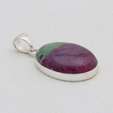 925 Sterling Silver Ruby Zoisite Pendants
